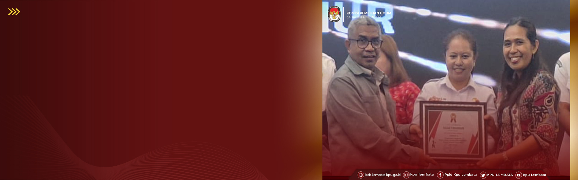 KPU Lembata Raih Peringkat II dalam Pengelolaan Anggaran Badan Adhoc Pilkada Serentak Tahun 2024